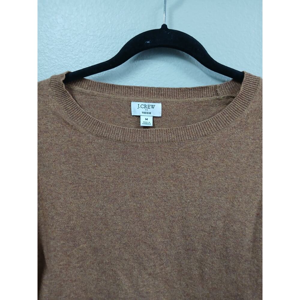J. Crew Teddy Sweater Medium. Cotton Merino wool - Picture 5 of 8